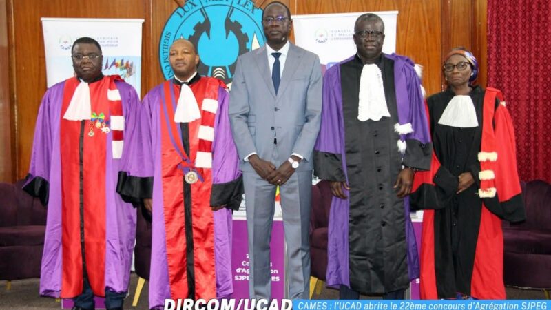 Excellence académique au Sénégal : L&rsquo;UCAD accueille le 22e concours d&rsquo;agrégation du CAMES, un &lsquo;moteur essentiel du développement&rsquo;