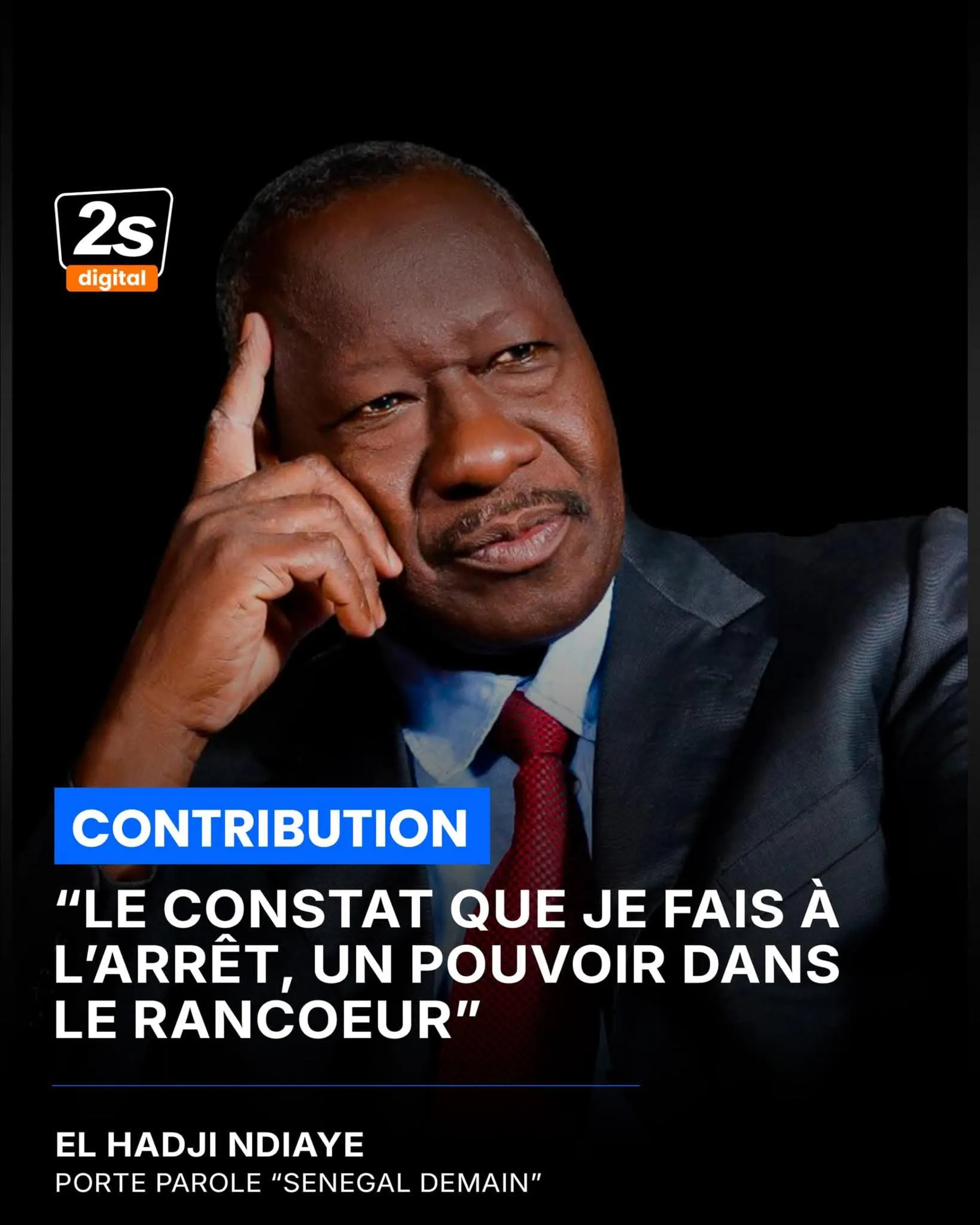 Sénégal – « Un pays immobile devient vulnérable » : L&rsquo;ultimatum de 100 jours d&rsquo;El Hadj Ibrahima Ndiaye au gouvernement