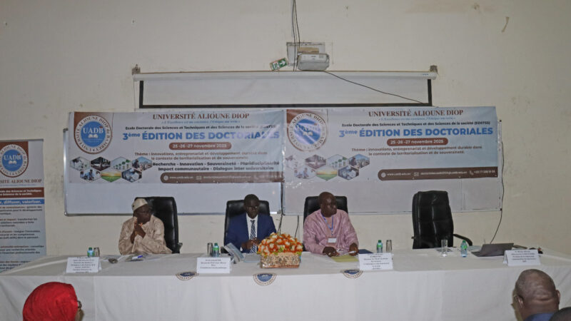 Sénégal – UAD de Bambey : L&rsquo;université célèbre son « Major des majors » et ses nouveaux agrégés du CAMES