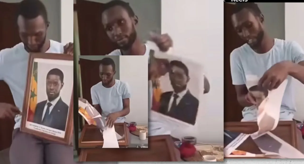 Sénégal – Portrait du Président Diomaye déchiré : l’auteur de l’acte arrêté et placé en garde à vue à Saint-Louis