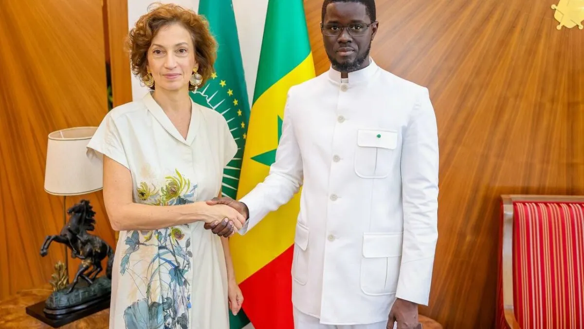 Palais de la république : Le Président Bassirou Diomaye Faye reçoit la Directrice générale sortante de l’UNESCO