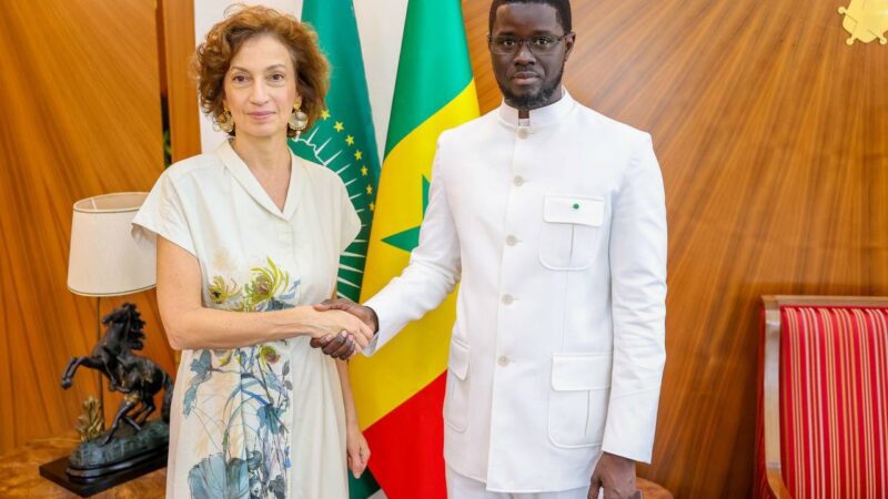 Palais de la république : Le Président Bassirou Diomaye Faye reçoit la Directrice générale sortante de l’UNESCO