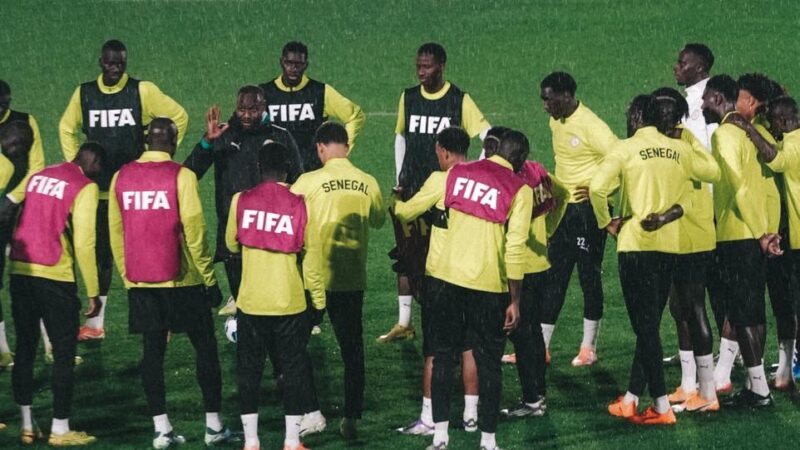 Brésil vs Sénégal: Les Lions du Sénégal ont effectué leur dernière séance d’entrainement sans Assane Diao officiellement forfait!