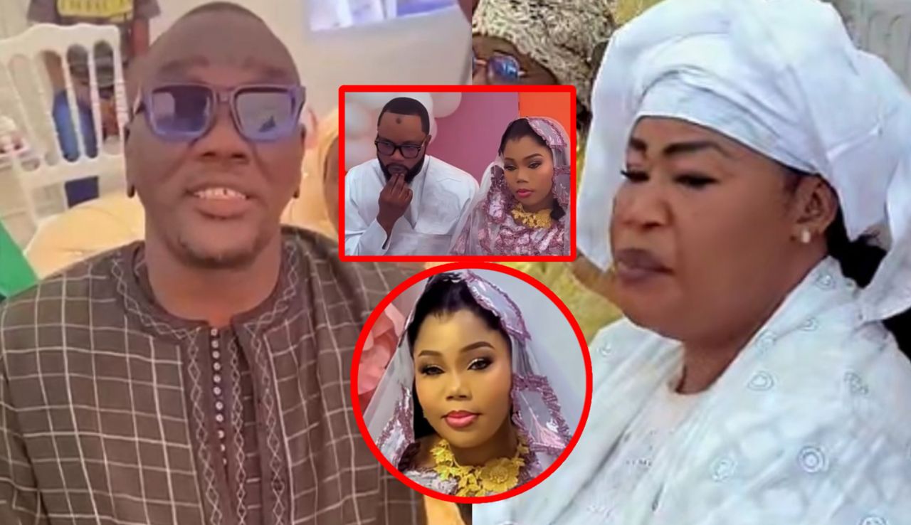 (Vidéo)- baptême de la fille de Fatou Gueweul, son ex-mari Petit La surprend avec de beaux témoignages