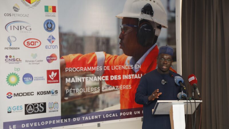INPG et l’ESP/UCAD : Birame Souleye Diop lance deux licences Pro en maintenance des installations pétrolières et gazières