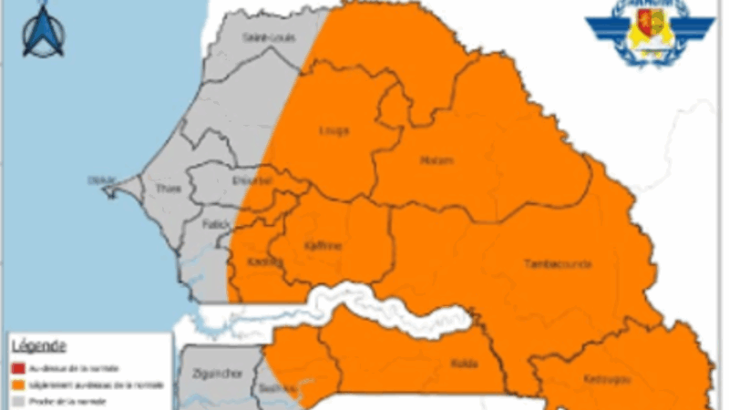 Le Sénégal vers un hiver doux : La fraîcheur signe son retour après un été étouffant