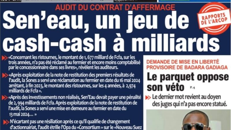 Découvrez les Unes des journaux sénégalais du samedi 8 novembre 2025