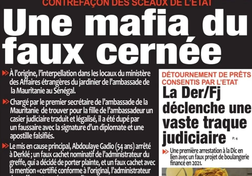 Découvrez les Unes des journaux sénégalais du mardi 18 novembre 2025