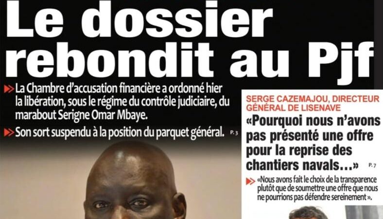 Découvrez les Unes des journaux sénégalais du jeudi 20 novembre 2025