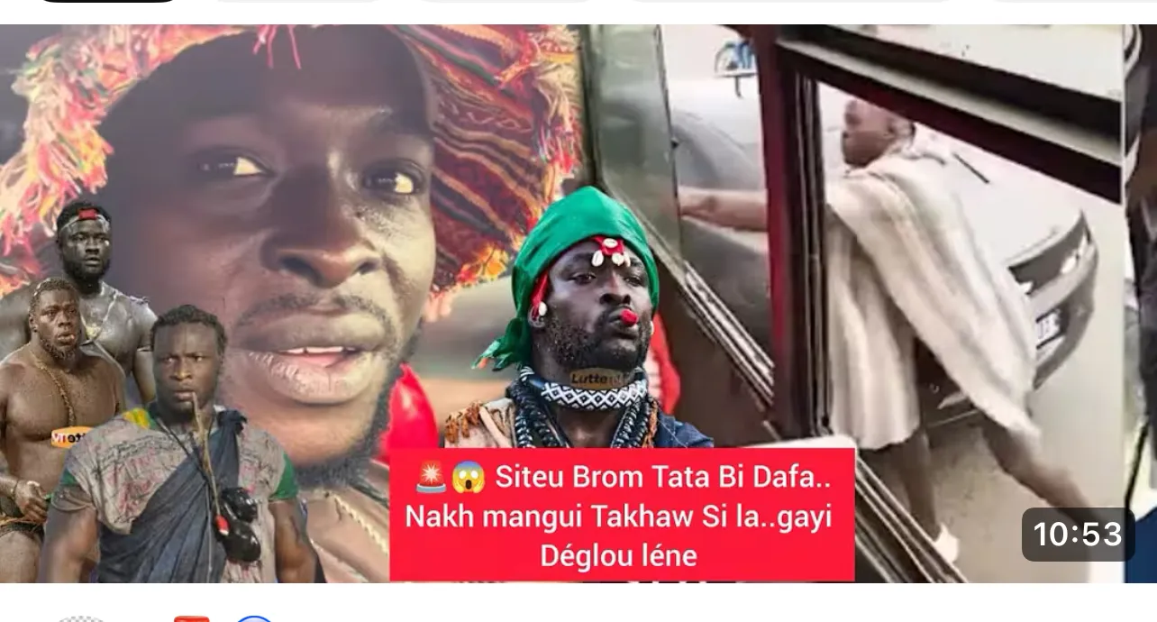 Sénégal : Filmé en pleine altercation avec un chauffeur de Tata, le lutteur Siteu au cœur d’une polémique (Vidéo)