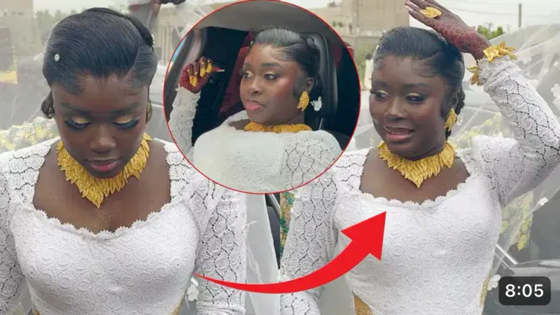 Mariage avec Omaro : L&rsquo;arrivée spectaculaire de l&rsquo;actrice Sokhna Bator dans sa première tenue (Vidéo)