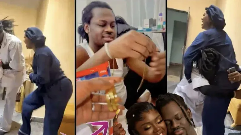 Omaro honore son épouse Sokhna Bator avec un cadeau et quelques pas de danse (Vidéo)