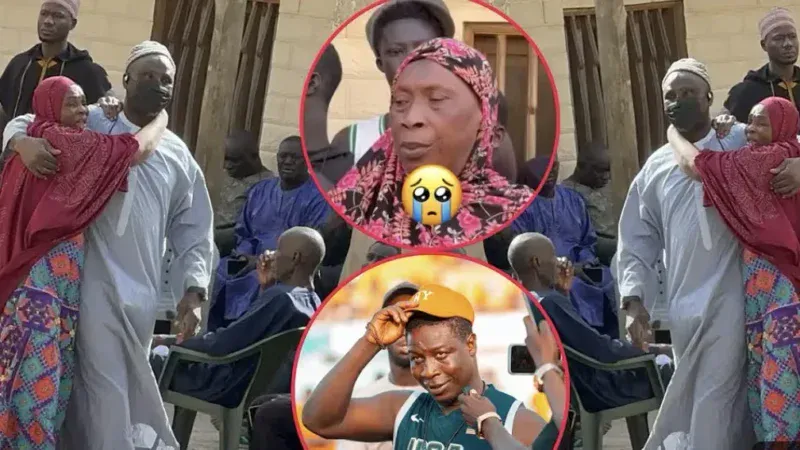 Deuil chez le lutteur Pokola : L’émotion et les témoignages au domicile de sa défunte mère (Vidéo)