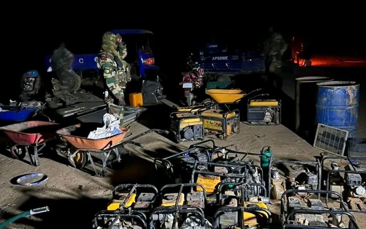 Sabodala : l’armée démantèle un vaste site d’orpaillage clandestin …