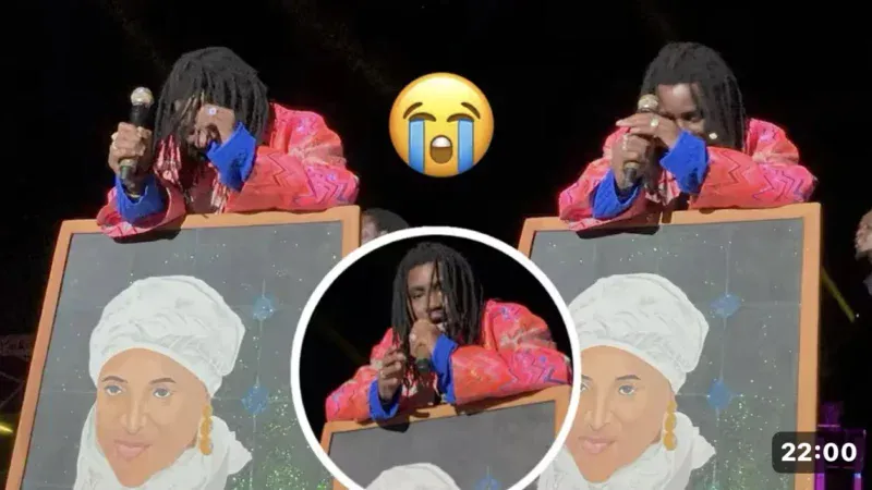 Scène émouvante : L’hommage vibrant de Wally Seck à sa mère qui a touché le public (Vidéo)