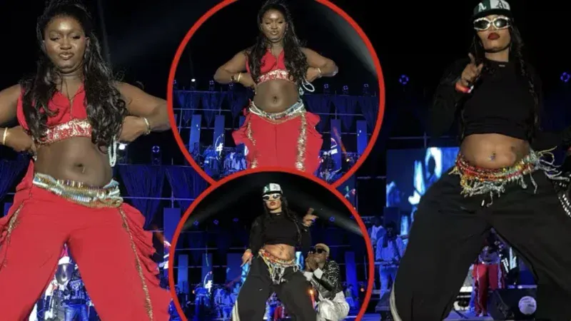 Concert de Wally Seck : L&rsquo;ambiance électrique imposée par Ndeye Ndiaye et Awa Banaya (Vidéo)