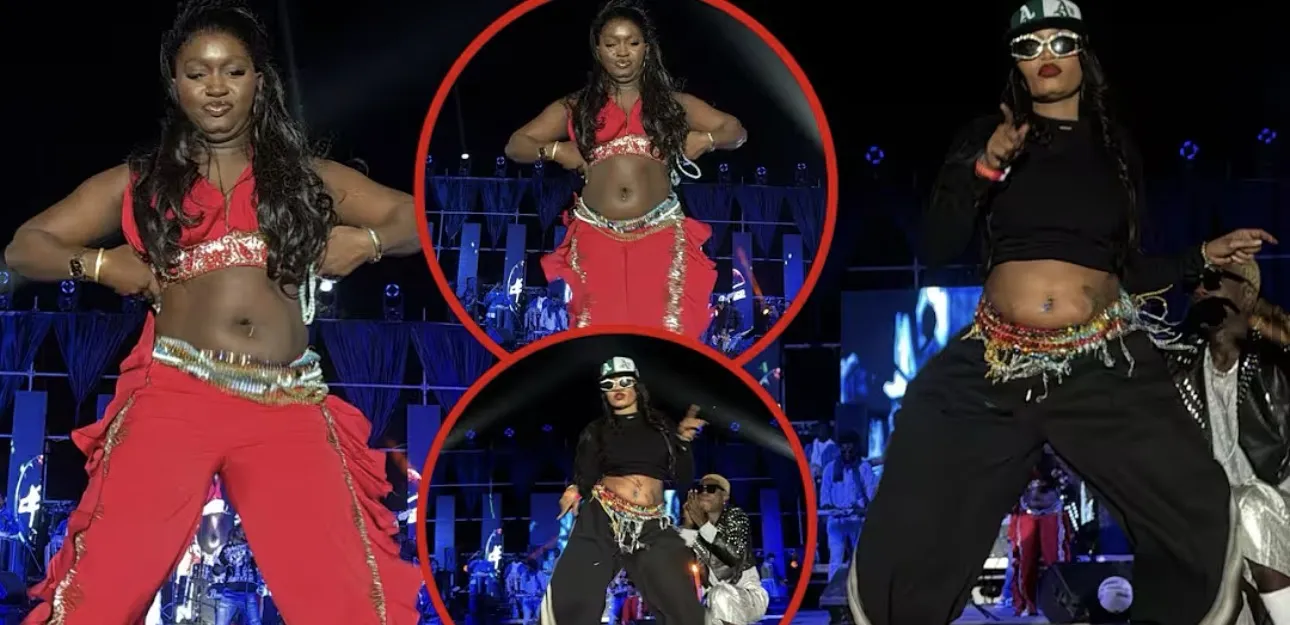 Concert de Wally Seck : L&rsquo;ambiance électrique imposée par Ndeye Ndiaye et Awa Banaya (Vidéo)