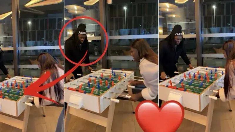 Lune de miel : Omaro et Sokhna Bator affichent leur complicité autour d&rsquo;un baby-foot (Vidéo)