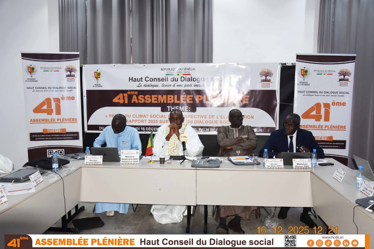 Dialogue social et rapport 2025 : Les exigences du HCDS pour apaiser le climat social