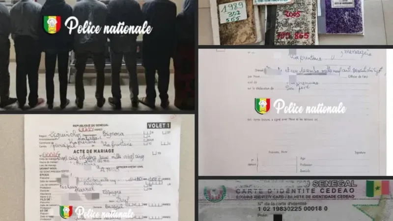 Ziguinchor : La DNLT démantèle un réseau de fraude à l&rsquo;état civil impliquant des agents municipaux