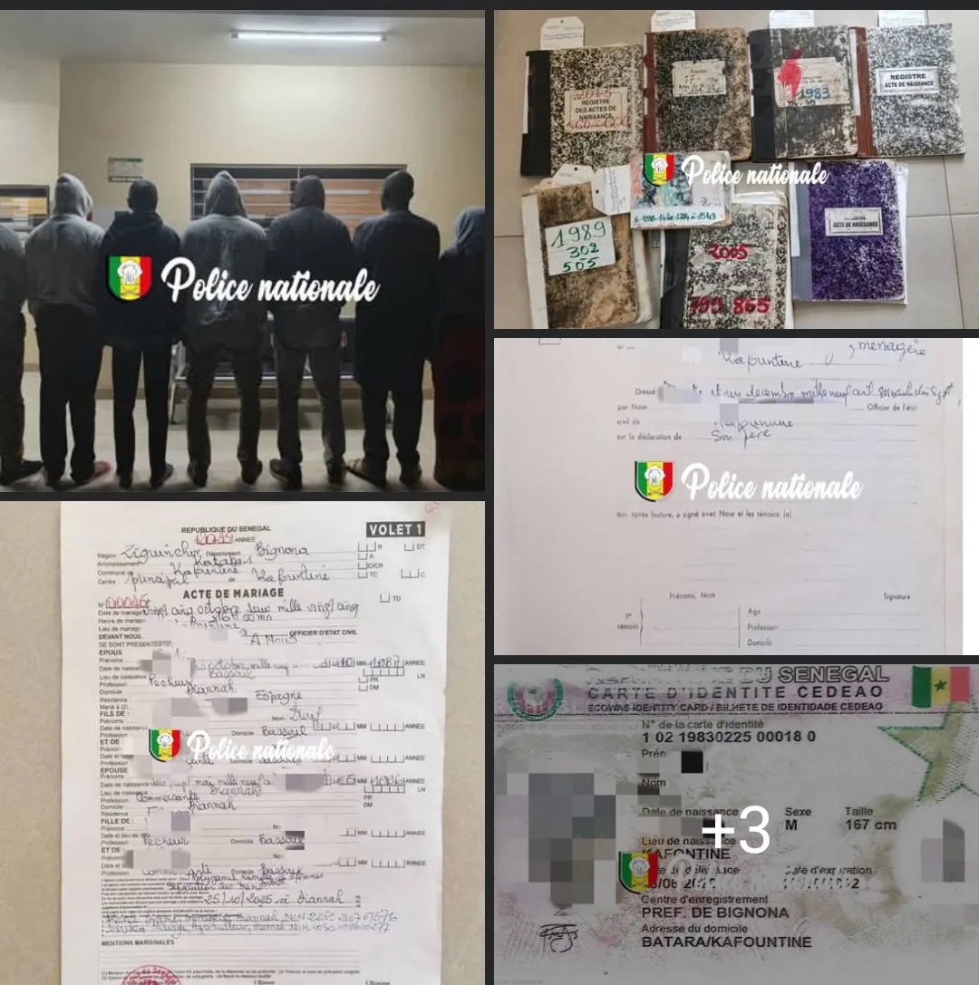 Ziguinchor : La DNLT démantèle un réseau de fraude à l’état civil impliquant des agents municipaux
