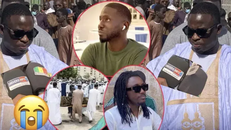 Obsèques de Baye Zale : La profonde tristesse affichée par Sidy Diop lors de l&rsquo;ultime adieu (Vidéo)