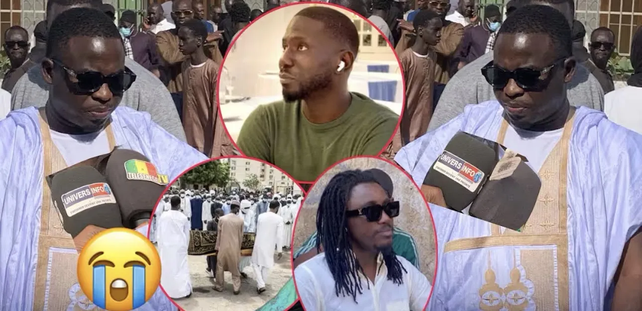Obsèques de Baye Zale : La profonde tristesse affichée par Sidy Diop lors de l’ultime adieu (Vidéo)