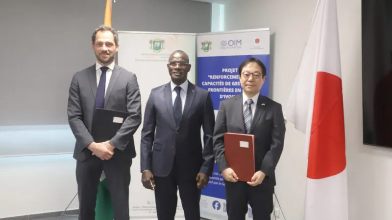Côte d’Ivoire : Abidjan renforce sa sécurité frontalière avec l&rsquo;appui stratégique du Japon et de l’OIM