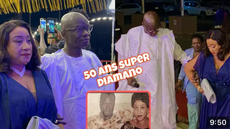 Célébration des 50 ans de carrière : La complicité affichée entre Omar Pène et son épouse Banna Ndiaye émeut (Vidéo)