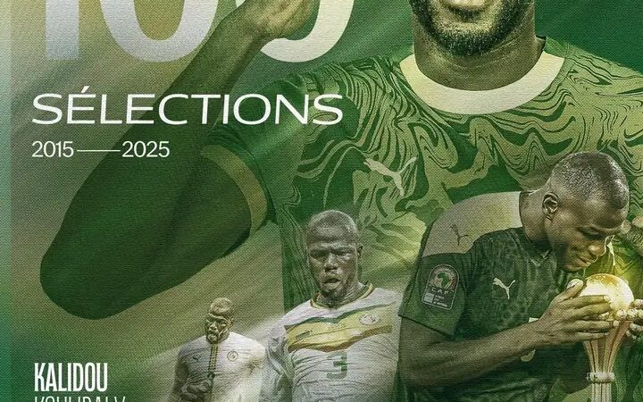 Équipe nationale : Kalidou Koulibaly entre dans l’histoire avec 100 sélections