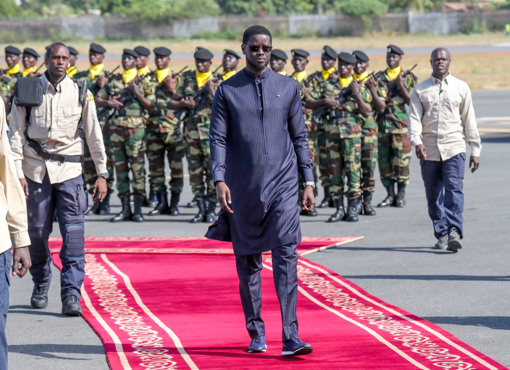 Tournée économique à Ziguinchor et Sédhiou : Le président Diomaye débarque à l’aéroport de Cap Skirring