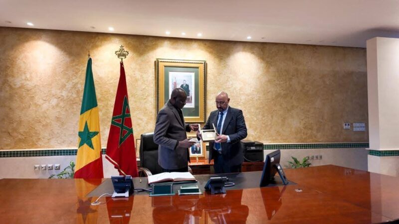 Maroc : Abass Fall hôte du maire de Tanger (photos)