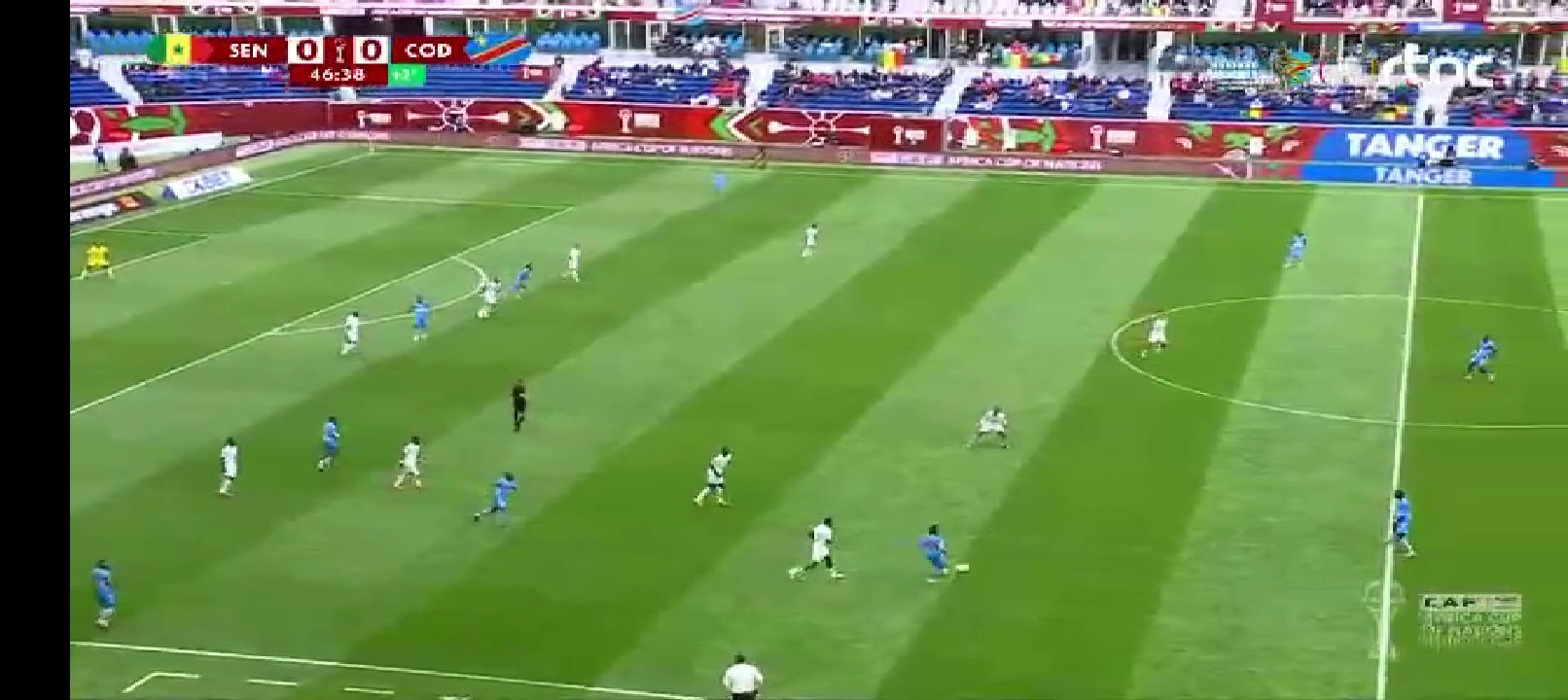 Sénégal – RDC : Les deux équipes se quittent sur un score vierge à la pause