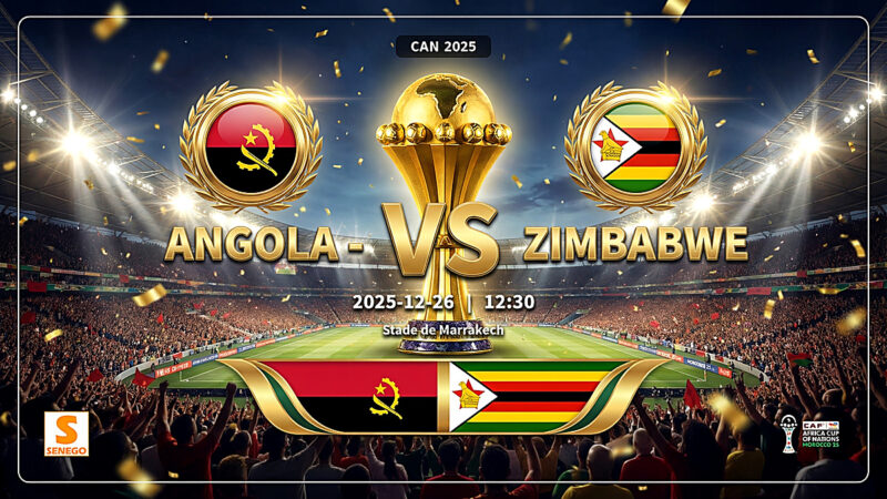 DIRECT – Angola vs Zimbabwe : suivez le match en live sur Senego