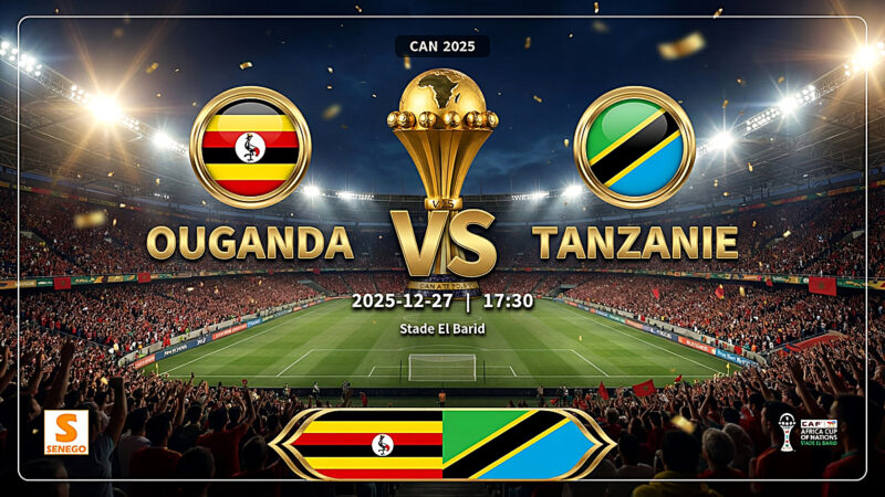 DIRECT – Ouganda vs Tanzanie : suivez le match en live sur Senego