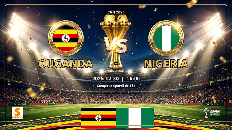 DIRECT – Ouganda vs Nigeria : suivez le match du Groupe C en live sur Senego