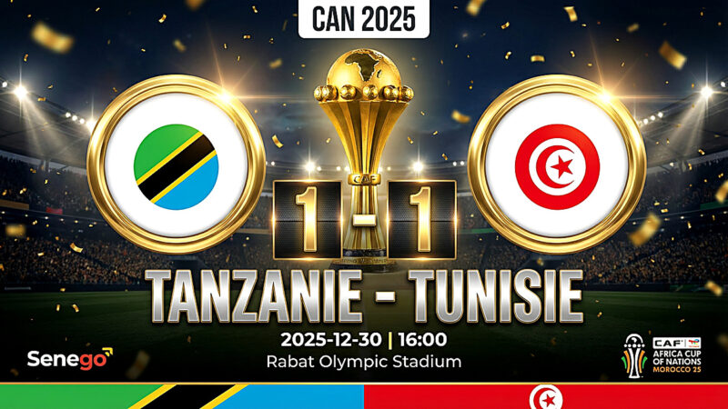 CAN 2025 : La Tunisie tenue en échec par la Tanzanie (1-1), découvrez les notes des joueurs