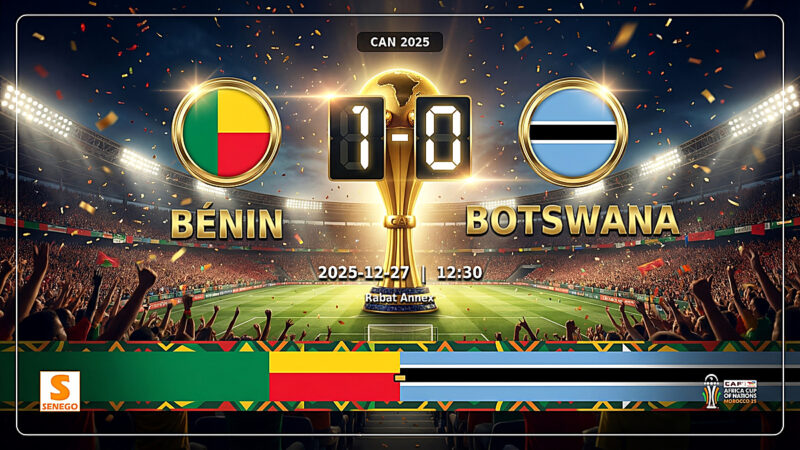 CAN 2025 : Le Bénin s&rsquo;impose sur le fil face au Botswana (1-0), découvrez les notes des joueurs