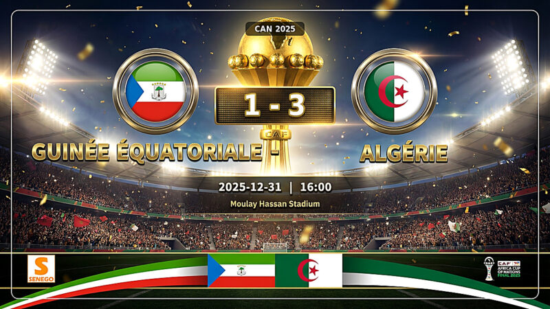 CAN 2025 : L&rsquo;Algérie réussit son entrée en dominant la Guinée Équatoriale (3-1), découvrez les notes des joueurs