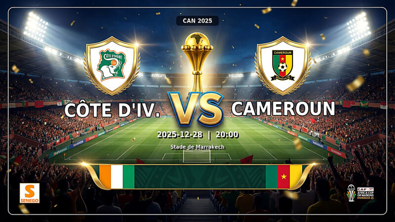 DIRECT – Côte d&rsquo;Ivoire vs Cameroun : suivez le choc du Groupe F en live sur Senego