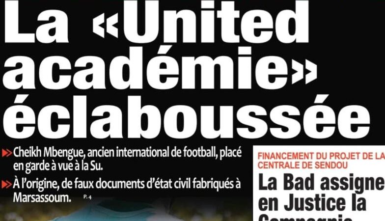 Découvrez les Unes des journaux sénégalais du lundi 1er décembre 2025