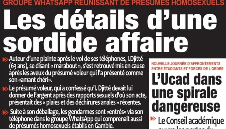 Découvrez les Unes des journaux sénégalais du mercredi 3 décembre 2025
