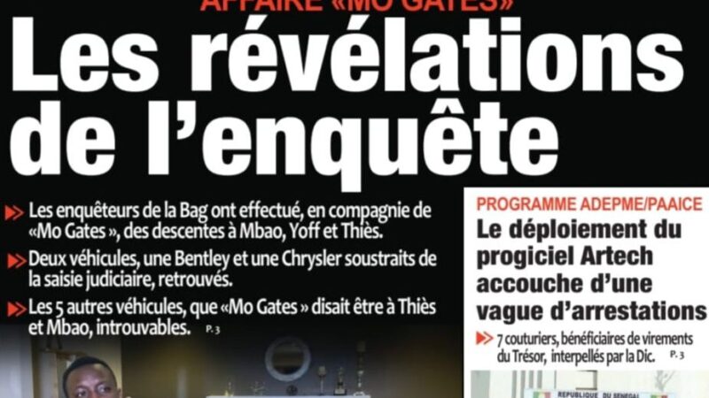 Découvrez les Unes des journaux sénégalais du jeudi 11 décembre 2025
