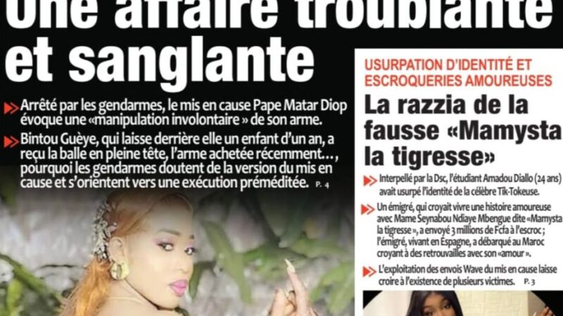 Découvrez les Unes des journaux sénégalais du lundi 22 décembre 2025