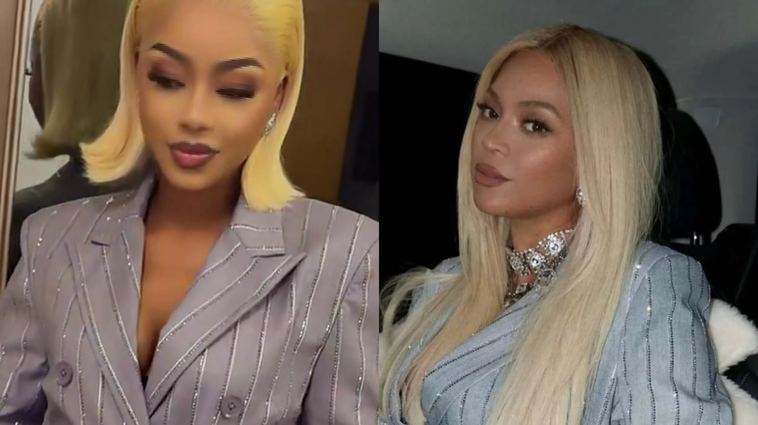 Style du Nouvel An : La tenue de Clara rappelle celle de Beyoncé et fait réagir la toile (Photos)