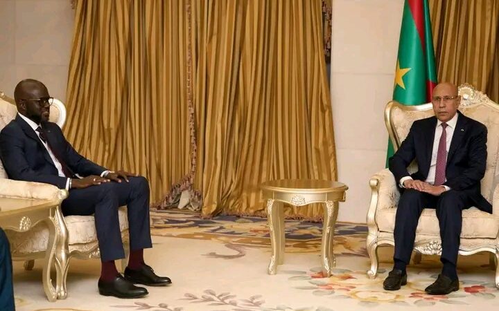 Visite officielle : El Malick Ndiaye reçu par le Président mauritanien Mohamed Ould Ghazouani