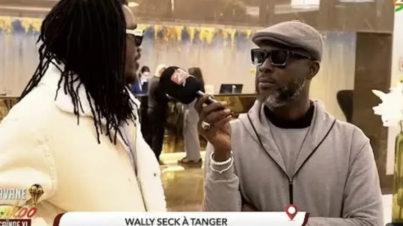 Maroc : Wally Ballago Seck assure le show avec les supporters des Lions (Vidéo)