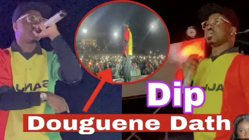 Concert : Dip enflamme la scène et adresse des piques cinglantes à ses détracteurs (Vidéo)