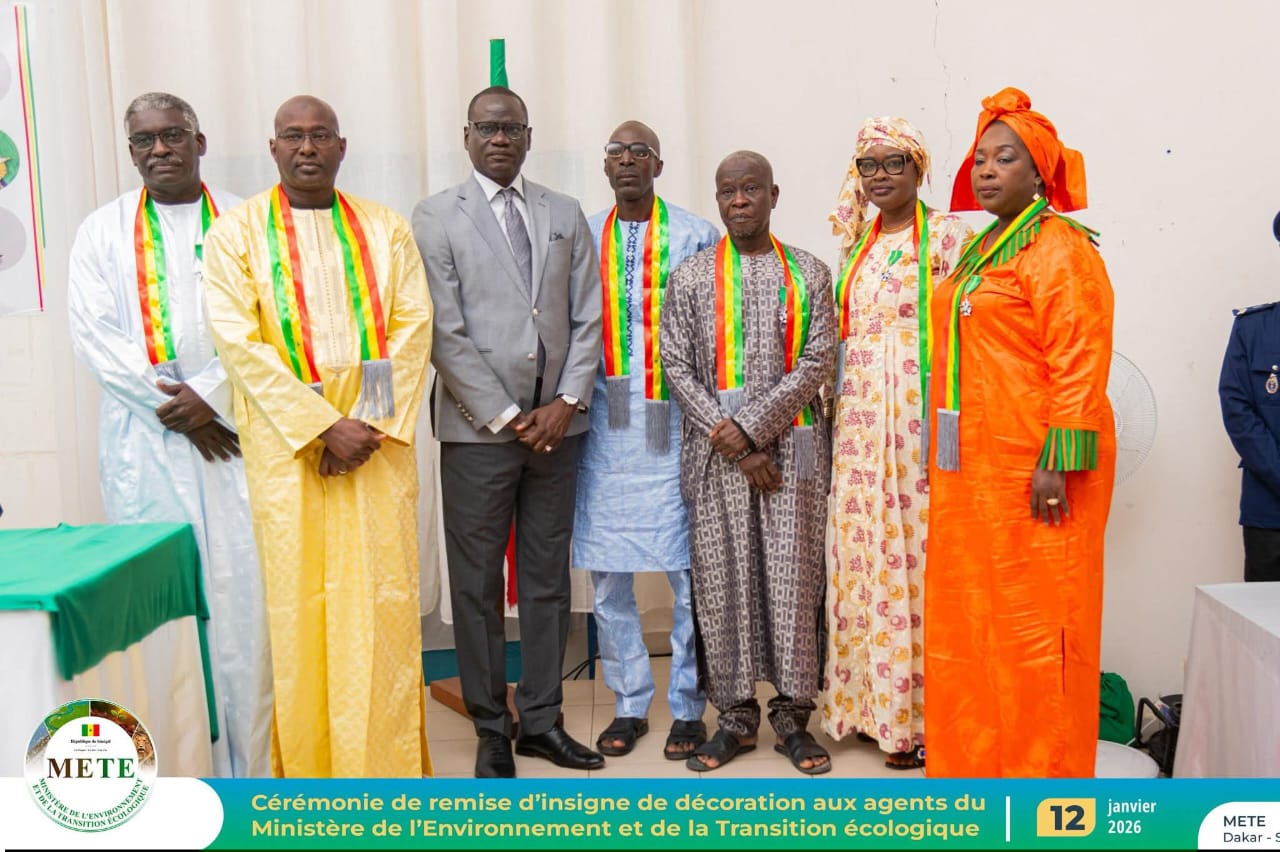 Environnement : Abdourahmane Diouf dévoile sa feuille de route pour 2026 et décore ses agents