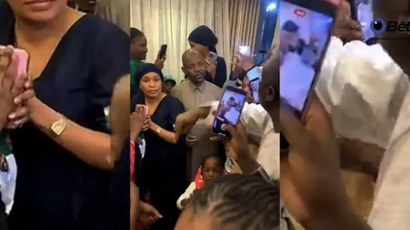 Retrouvailles émouvantes : Tahirou Sarr accueilli chaleureusement par ses enfants à sa sortie de prison (Vidéo)
